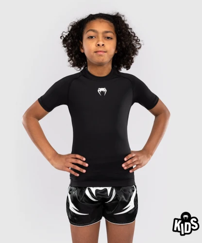 Dětský Rashguard VENUM Contender Kr. rukáv - černý