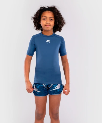 Dětský Rashguard VENUM Contender Kr. rukáv - modrý