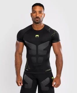 Rashguard VENUM Training Camp 4.0 Kr. rukáv - černo/neo…