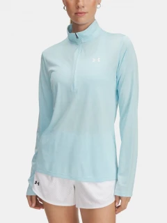 Dámská mikina UNDER ARMOUR Tech 1/2 Zip - Twist - modrá