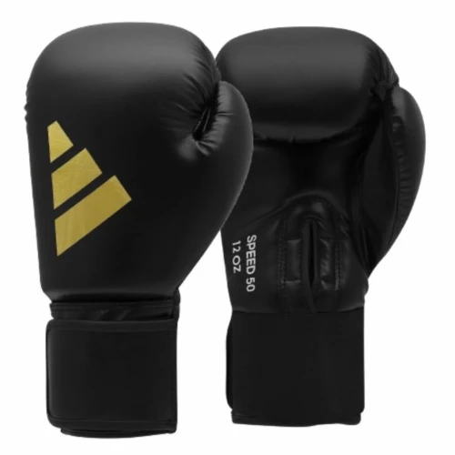 Boxerské rukavice Adidas Speed 50 - černo/zlaté