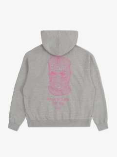 MANTO Pánska mikina BALACLAVA OVERSIZE - šedá