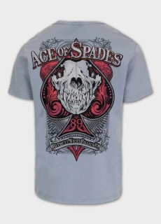 PitBull West Coast Triko Ace Of Spades 190 Denim Washed -…