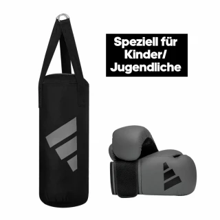 Boxerský set Adidas Junior Kit 03 8oz - černo/šedý