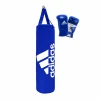 Boxerský set Adidas Blue Corner 80 cm - modro/bílý