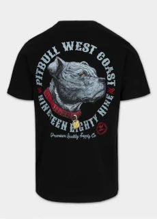 PitBull West Coast Triko STRENGTH & RESPECT - černé