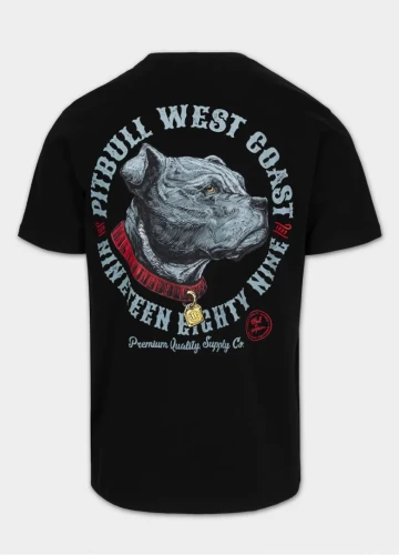 PitBull West Coast Triko STRENGTH & RESPECT - černé