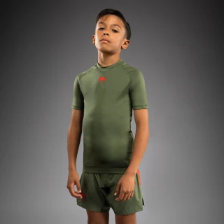 Dětský Rashguard VENUM Contender Kr. rukáv - zelené