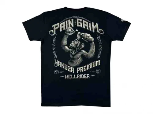 Yakuza Premium Pánské tričko Pain and Gain, Hellrider 3909…