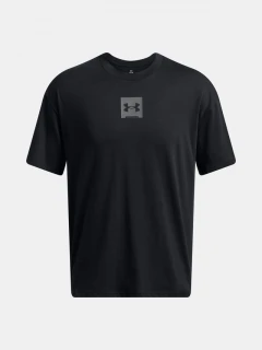 Pánské triko Under Armour UA M HW OS SM BOX SS - černé