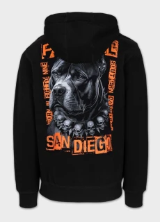 PitBull West Coast Pánská mikina BLACKY KP - černá
