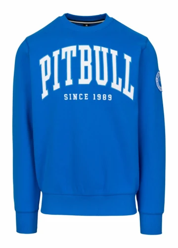PitBull West Coast Pánská mikina NORTON crewneck - modrá