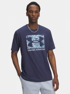 Pánské triko Under Armour UA ABC CAMO BOXED LOGO SS - modré