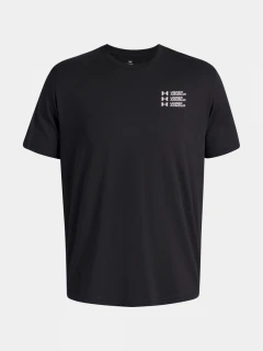 Pánské triko Under Armour UA TRIPLE STACK LC LOGO SS - černé