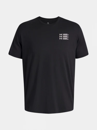 Pánské triko Under Armour UA TRIPLE STACK LC LOGO SS - černé