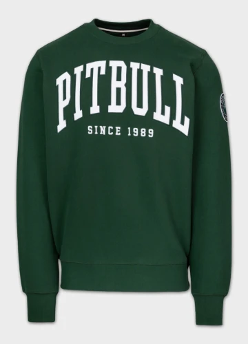 PitBull West Coast Pánská mikina NORTON crewneck - zelená