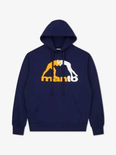MANTO Pánska mikina LOGO 25 - tmavě modrá