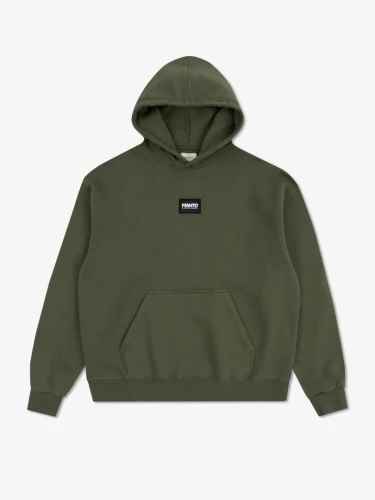 MANTO Pánska mikina LABEL 25 OVERSIZE - zelená