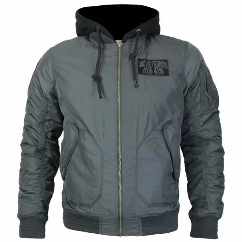 Yakuza Premium Pánská bomber bunda 3961 - tmavě šedá
