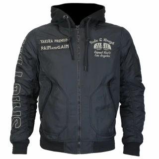 Yakuza Premium Pánská bomber bunda YPJA 3960 - černá