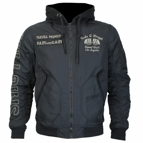 Yakuza Premium Pánská bomber bunda YPJA 3960 - černá