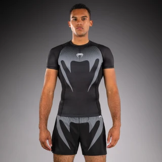 Rashguard VENUM No Gi Kr. rukáv - černo/šedý