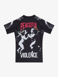 Rashguard Manto s Kr.rukáv ANGELS - černý