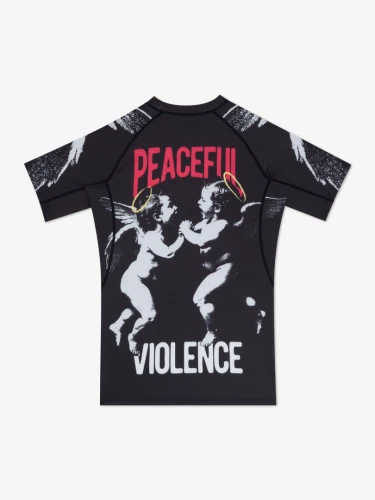 Rashguard Manto s Kr.rukáv ANGELS - černý
