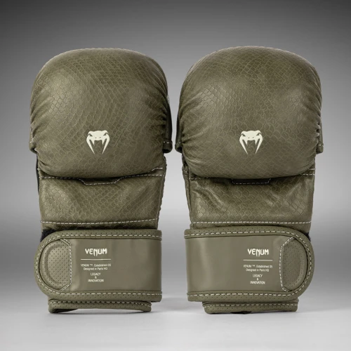 MMA Sparring rukavice VENUM Impact Evo Scales - zelené