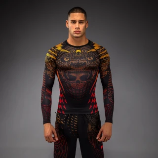 Rashguard VENUM Quetzal Fury Dl. rukáv - černý