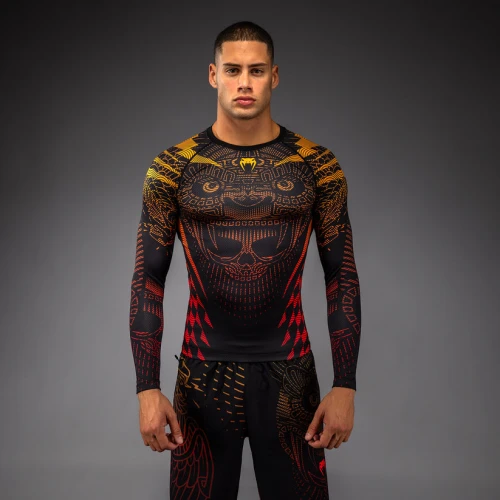 Rashguard VENUM Quetzal Fury Dl. rukáv - černý