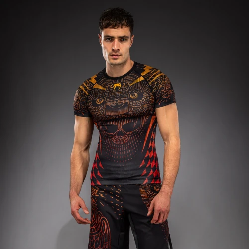 Rashguard VENUM Quetzal Fury Kr. rukáv - černý