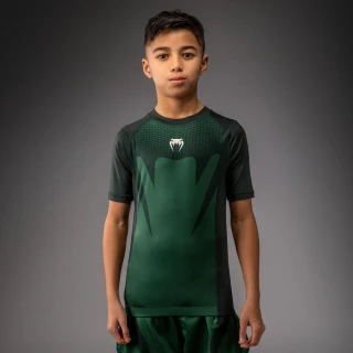 Dětský Rashguard VENUM Attack Kr. rukáv - zeleno/bílý
