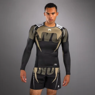 Rashguard VENUM Adrenaline Dl. rukávem - černo/sand