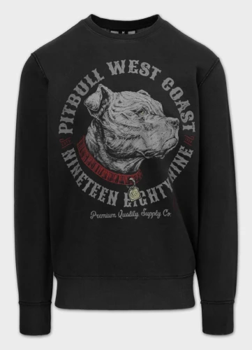 PitBull West Coast Pánská mikina STRENGTH & RESPECT…