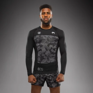 Rashguard VENUM x Polaris Dl. rukáv - černo/šedý