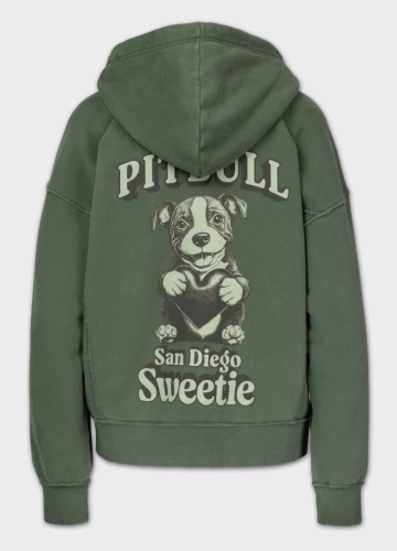 PITBULL WEST COAST Dámská mikina SWEETIE KPZ - zelená