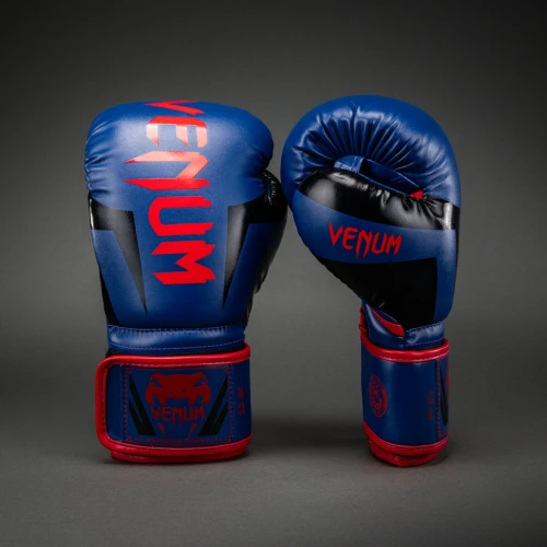 Boxerské rukavice VENUM ELITE - tmavě modro/červené