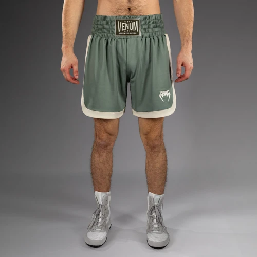 Pánské Boxerské šortky VENUM Classic - Green / Ivory