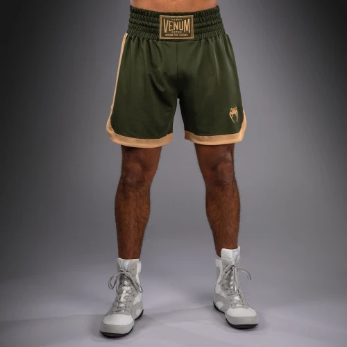 Pánské Boxerské šortky VENUM Classic - zeleno/pískové