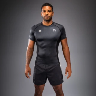 Rashguard VENUM Kr. rukáv x Roger Gracie Academy - černý