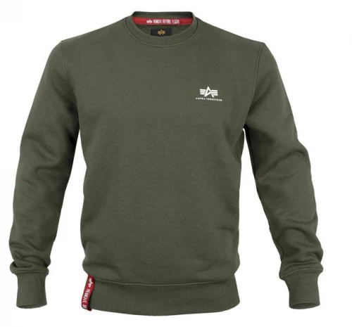 Alpha Industries Pánská mikina Basic Small Logo - tmavě&hellip;
