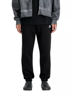 Alpha Industries Pánské tepláky Basic Small Logo - černé