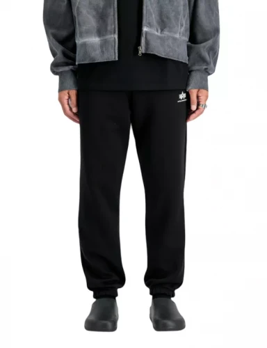 Alpha Industries Pánské tepláky Basic Small Logo - černé