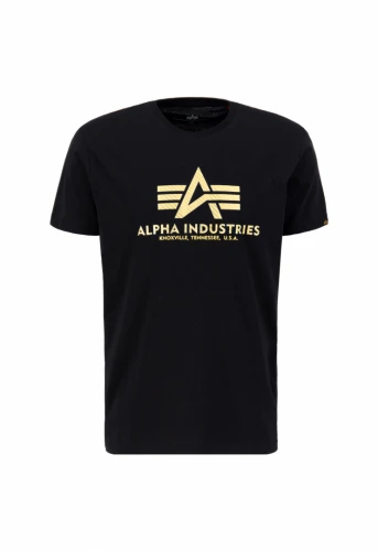 Alpha Industries Pánské tričko Basic Big Logo Carbon T -…
