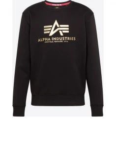 Alpha Industries Pánská mikina Basic Carbon - černá