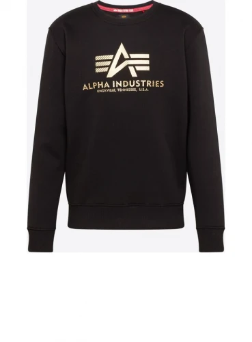 Alpha Industries Pánská mikina Basic Carbon - černá