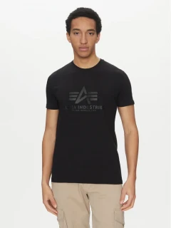 Alpha Industries Pánské tričko Basic Big Logo Carbon T -…