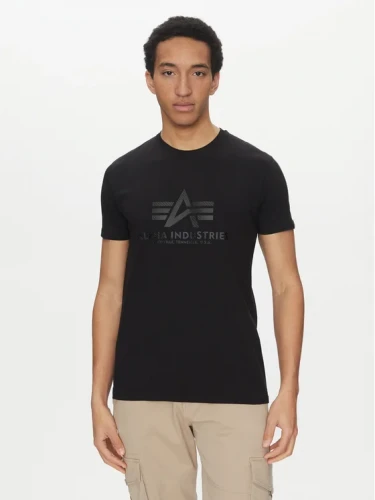 Alpha Industries Pánské tričko Basic Big Logo Carbon T -&hellip;