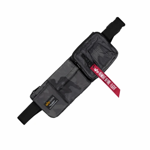 Alpha Industries Ledvinka Crew Camo Utility - černá